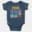 Poo Nu Sollalam Short Sleeve Baby Onesie in Navy Color
